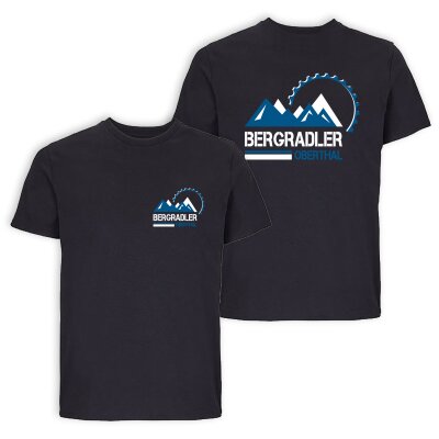 Bergradler Oberthal - Logo - T-Shirt - unisex - schwarz XL
