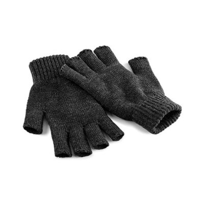 Beechfield - Handschuhe fingerlos - B491- charcoal
