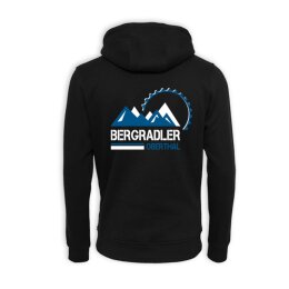 Bergradler Oberthal - Logo - Kinder Kapuzenpullover - schwarz 8 Jahre (118/128)