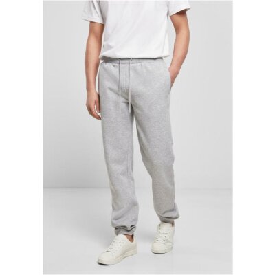 Build Your Brand - Heavy Sweatpants (BY014) - heather grey