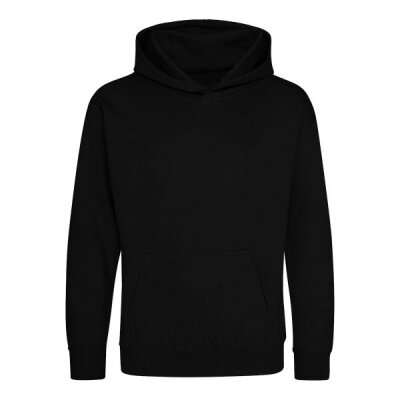 Just Hoods - Kids Hoodie (JH001J) - deep black