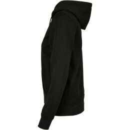 Build Your Brand - Ladies Basic Zip Hoody (BB009) - black