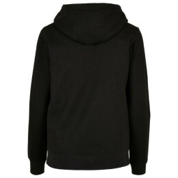 Build Your Brand - Ladies Basic Zip Hoody (BB009) - black S