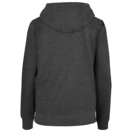Build Your Brand - Ladies Basic Zip Hoody (BB009) - charcoal L