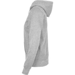 Build Your Brand - Ladies Basic Zip Hoody (BB009) - heather grey