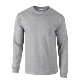 Gildan - 2400 Unisex Ultra Cotton Longsleeve - sport grey heather