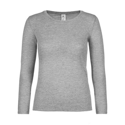 B&C - E150 Women Longsleeve (TW06T) - heather grey