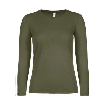 B&C - E150 Women Longsleeve (TW06T) - urban khaki