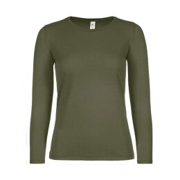 B&C - E150 Women Longsleeve (TW06T) - urban khaki S