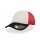 Atlantis - Rapper (AT505) - Trucker Cap - white/red/black