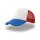 Atlantis - Rapper (AT505) - Trucker Cap - white/red/royal