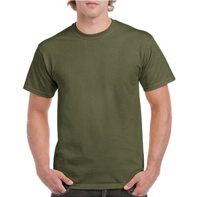Gildan - G5000 Heavy Cotton Unisex T-Shirt - military green S