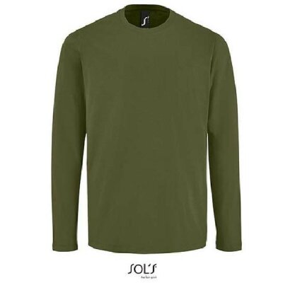 SOLS - 02074 - Mens Long Sleeve T-Shirt Imperial - dark khaki