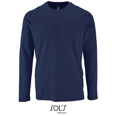 SOLS - 02074 - Mens Long Sleeve T-Shirt Imperial - french navy XL