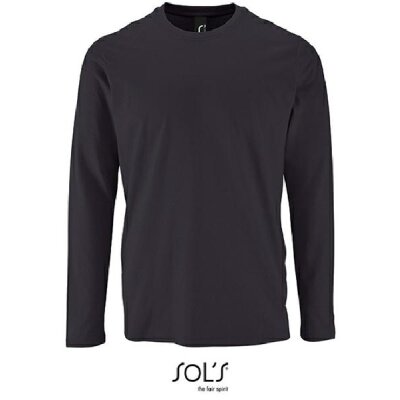 SOLS - 02074 - Mens Long Sleeve T-Shirt Imperial - mouse grey L