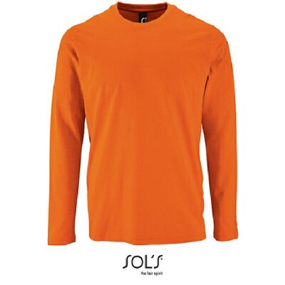 SOLS - 02074 - Mens Long Sleeve T-Shirt Imperial - orange