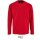 SOLS - 02074 - Mens Long Sleeve T-Shirt Imperial - red