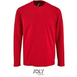 SOLS - 02074 - Mens Long Sleeve T-Shirt Imperial - red M
