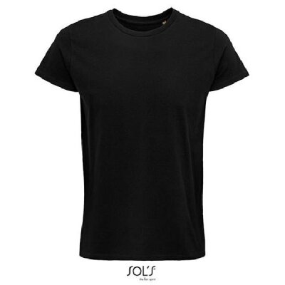 SOLS - 03582 - Mens Crusader T-Shirt - deep black  L