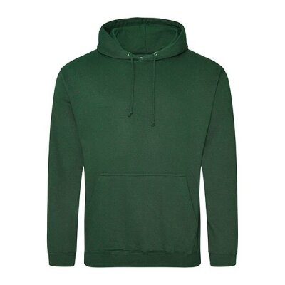 Just Hoods - College Hoodie (JH001) - bottle green L