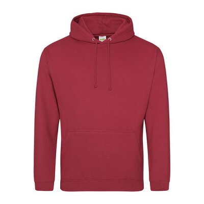 Just Hoods - College Hoodie (JH001) - brick red