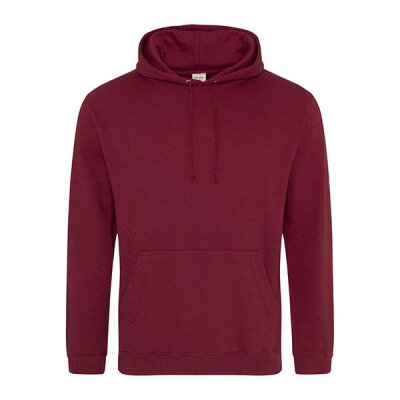 Just Hoods - College Hoodie (JH001) - burgundy