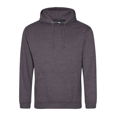 Just Hoods - College Hoodie (JH001) - charcoal heather