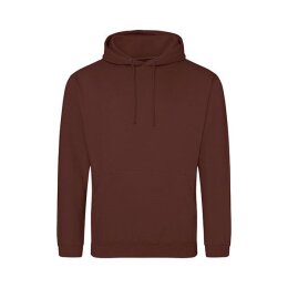 Just Hoods - College Hoodie (JH001) - chocolate fudge...