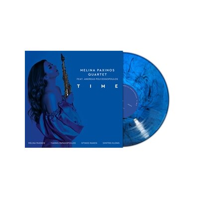 MELINA PAXINOS QUARTET - TIME (LTD. BLUE MARBLED VINYL) - LP