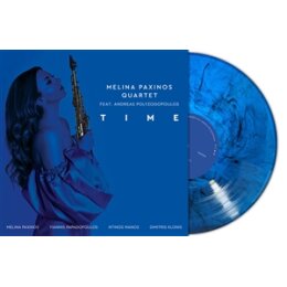MELINA PAXINOS QUARTET - TIME (LTD. BLUE MARBLED VINYL) - LP