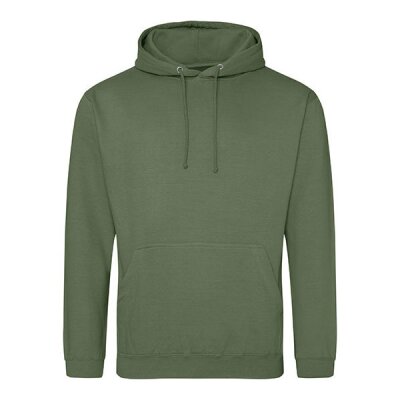 Just Hoods - College Hoodie (JH001) - earthy green