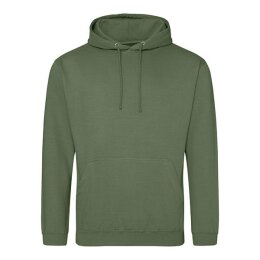 Just Hoods - College Hoodie (JH001) - earthy green