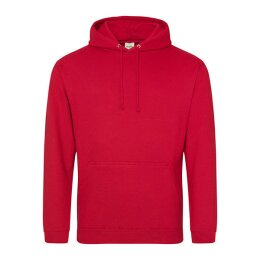 Just Hoods - College Hoodie (JH001) - fire red