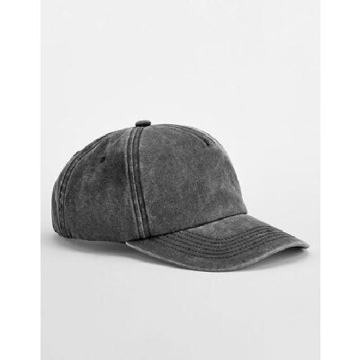 Beechfield - B657 Relaxed 5 Panel Vintage Cap - vintage black