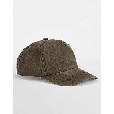 Beechfield - B657 Relaxed 5 Panel Vintage Cap - vintage brown