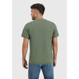Vintage Industries - 3546 Gray Pocket T-Shirt - drab