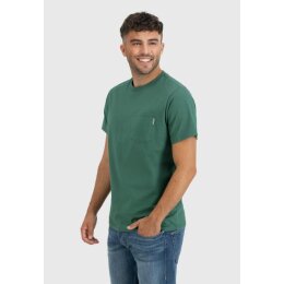 Vintage Industries - 3546 Gray Pocket T-Shirt - bright green