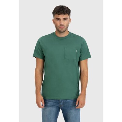 Vintage Industries - 3546 Gray Pocket T-Shirt - bright green XL