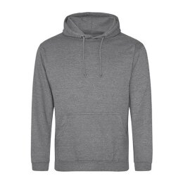 Just Hoods - College Hoodie (JH001) - graphite heather