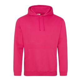 Just Hoods - College Hoodie (JH001) - hot pink
