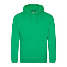 Just Hoods - College Hoodie (JH001) - kelly green