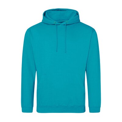 Just Hoods - College Hoodie (JH001) - lagoon blue