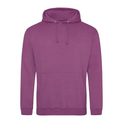 Just Hoods - College Hoodie (JH001) - pinky purple