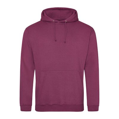Just Hoods - College Hoodie (JH001) - plum