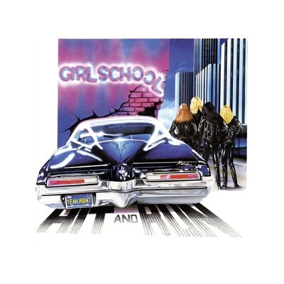 GIRLSCHOOL - HIT AND RUN (MAGENTA MARBLE VINYL) - LP