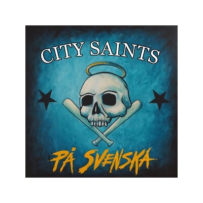 CITY SAINTS - PA SVENSKA - LTD CLEAR W/ BLACK, BLUE & WHITE SWIRL LP - LP