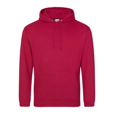 Just Hoods - College Hoodie (JH001) - red hot chilli