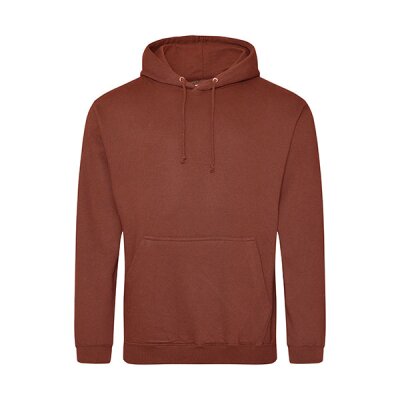 Just Hoods - College Hoodie (JH001) - red rust