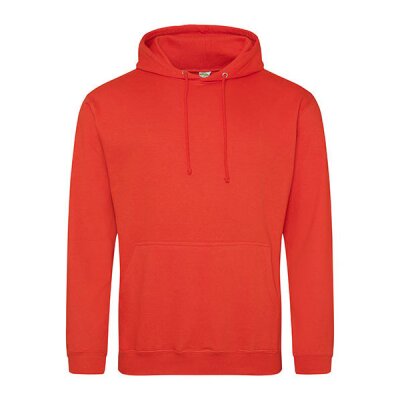 Just Hoods - College Hoodie (JH001) - sunset orange