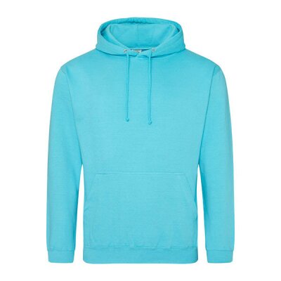 Just Hoods - College Hoodie (JH001) - turquoise surf
